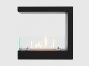 Встроенный биокамин Lux Fire Торцевой 490 S