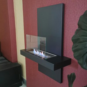 Настенный биокамин Wall Stove BioFire, черный