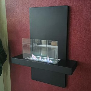 Настенный биокамин Wall Stove BioFire, черный