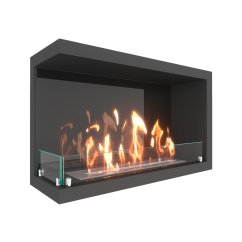 Биокамин угловой SteelHeat Leader 900 левый