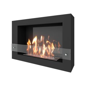 Биокамин SteelHeat WALL ONE 800 черный