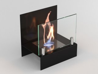 Биокамин настольный Lux Fire "Афиша" S (черный)