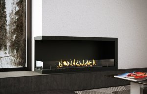 Угловой встраиваемый биокамин Firezo L'angolo Sinistro 600, стандарт