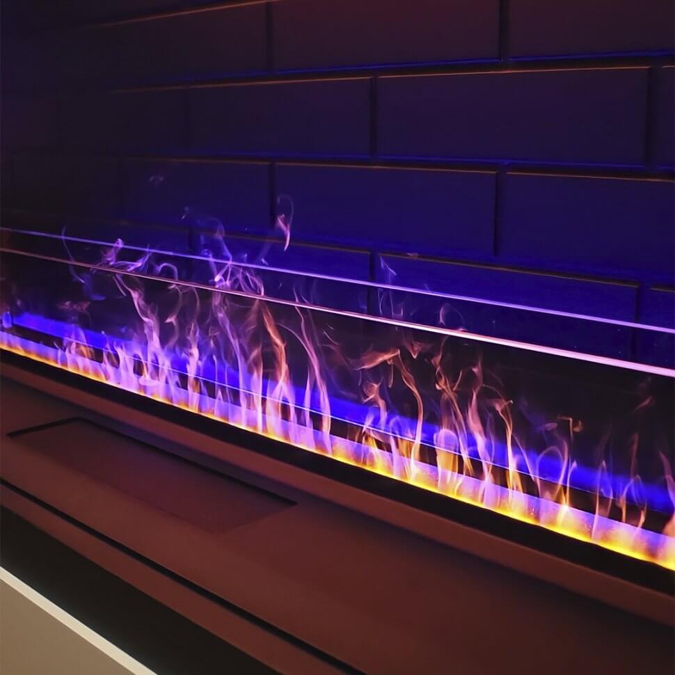 Электрический паровой очаг Schones Feuer 3D FireLine 1200 черный