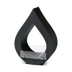 Напольный биокамин в виде капли Teardrop BioFire, черный