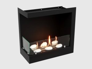 Встроенный биокамин Lux Fire Угловой 490 S (левый угол)