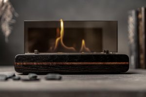 Настольный Биокамин Catterheim LIMITED Blackstrobe Walnut