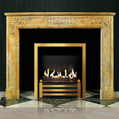 Биокамин в мраморном портале Firezo Realta, стандарт