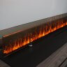 Декоративное стекло для 3D FireLine 1500 черное фото 2