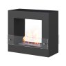 Биокамин SteelHeat FRAME ONE 500 mini черный фото 2