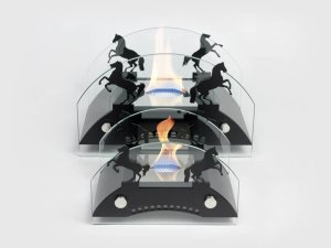 Биокамин настольный Lux Fire Графский мост S (черный)