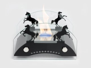 Биокамин настольный Lux Fire "Графский мост" S (черный)