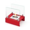 Настольный биокамин SteelHeat ALBA красный фото 1