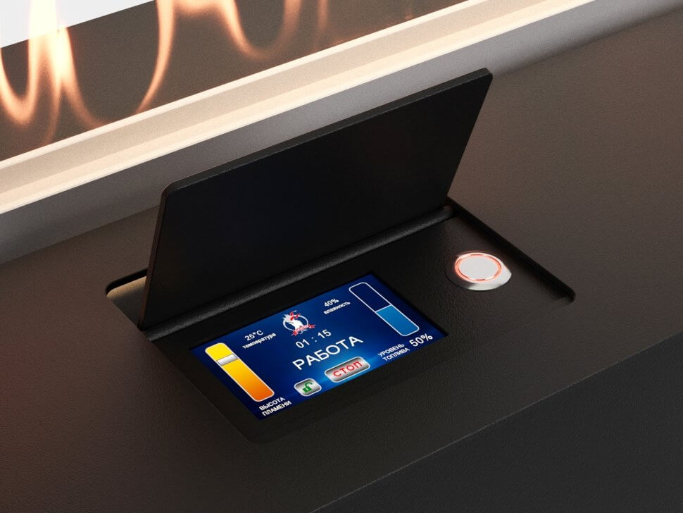 Автоматический биокамин Lux Fire Smart Flame 800 RC