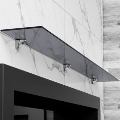 Стеклянная полка для биокамина Gray  800
