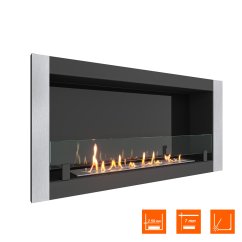 Биокамин встраиваемый SteelHeat ONE-V 1100