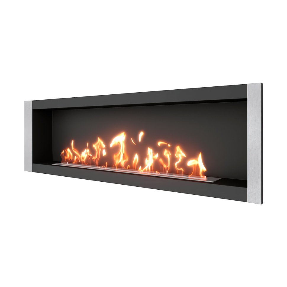 Биокамин встраиваемый SteelHeat ONE-V 1700