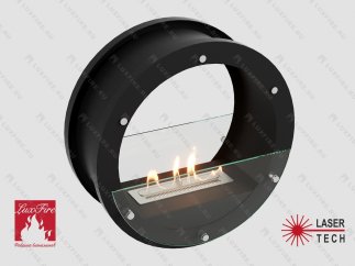 Встроенный сквозной биокамин Lux Fire "Иллюзион 500" XS