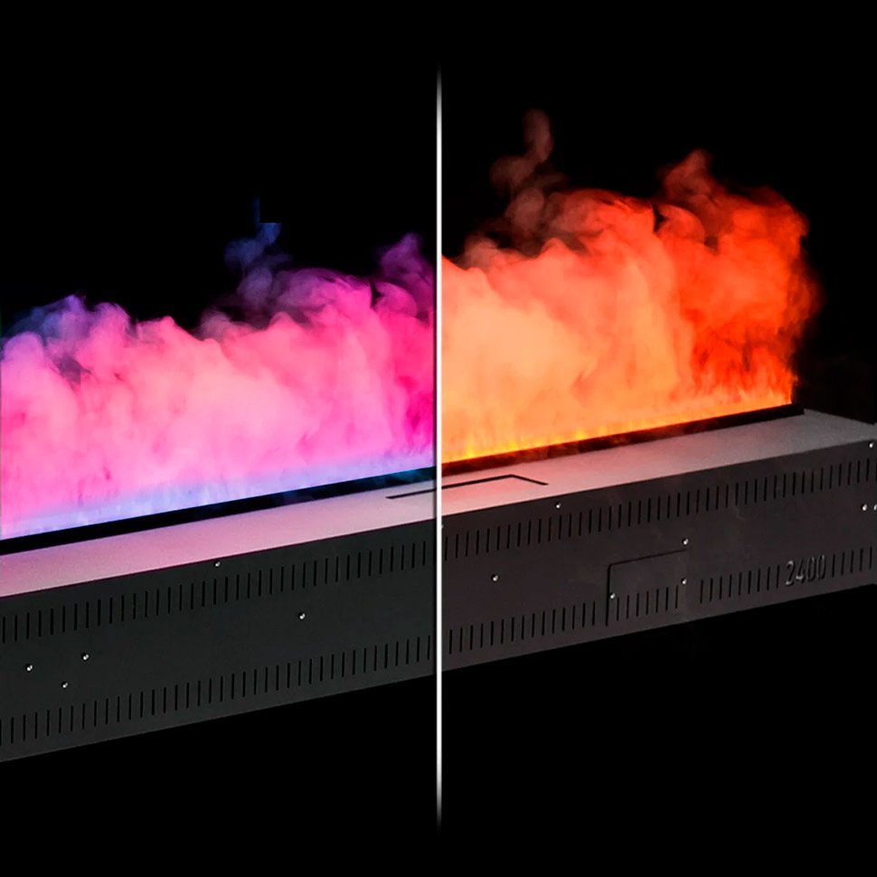 Электрический паровой очаг Schones Feuer 3D FireLine 2400 черный