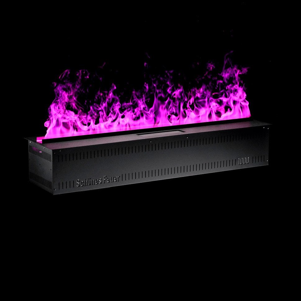 Электрический паровой камин Schones Feuer 3D Hot Line 1500 черный